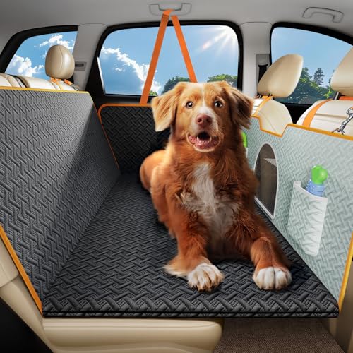 oneisall Capa de carro cão 40% mais larga, capa para cão carro portátil 220 kg. Impermeável, antigraffio, anti-civolo, fundo rígido, adatto per Auto, SUV e furgoneta