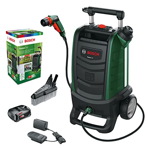 Bosch Home and Garden Limpeza de exterior a bateria Fontus 18 V (1 bateria, sistema de 18 V, em caixa)