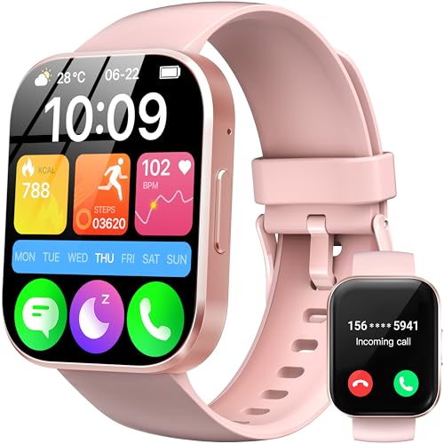 OUKITEL Relógio inteligente homem mulher, 1,91" HD Smartwatch homem mulher com chamadas Bluetooth, 140 modos desportivos com pulsómetro/monitor de sono/podómetro, impermeável IP68 para Android iOS