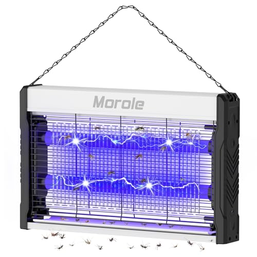 Morole Candeeiro anti-mosquitos tipo C, armadilha moscas com interruptor, armadilha moscas repelente mosquitos lâmpada UV de parede de 3200 V com cabo - para uso interno e externo