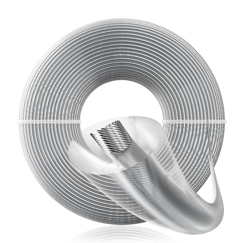 Forever Speed Linha de desboçadora de 3 mm x 50 m, fio de desboçador de aço, fio universal reforçado, resistente ao desgaste