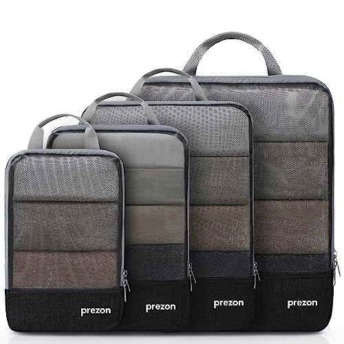 Prezon Cubo de embalagem compactável para organizar a sua bagagem de viagem, balde de compressão, conjunto de malas e organizador de bagagem para mochila e mala