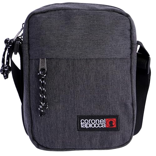 Coronel Tapioca - Bandoleras Hombre - Bolso Hombre - Bolso hombre bandolera - Bolso Bandolera hombre - Bandolera piel hombre para uso diario, casual, viaje o negocios