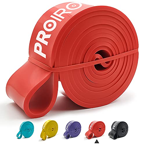 PROIRON Banda elástica de resistência - borracha dominada natural de borracha para alongamento, elevação de potência, ioga, pilates