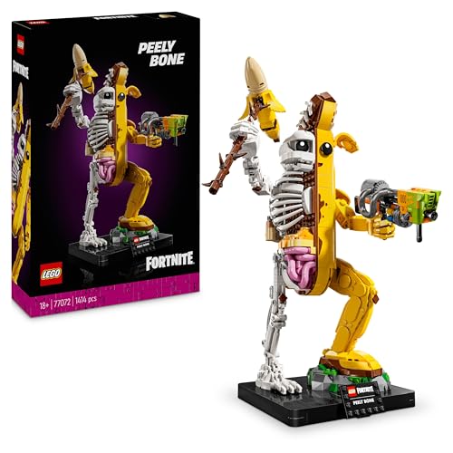 LEGO Fortnite Banano peeling com lançador de pintura e descascado, casacos para adultos - figura articulada colecionável DIY - decoração de Gaming Room - presente Gamer 77072