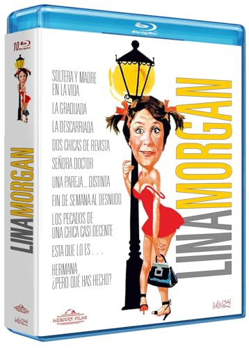 Lina Morgan(BD)Pack 10: Dos chicas revista/Una pareja…distinta/Esta que lo es/Soltera y madre.../Graduada/Descarriada/Señora doctor/Fin semana desnudo/Pecados chica casi decente/Hermana¿que has hecho?
