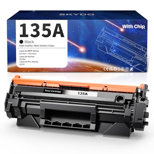 Skydo 135A Tonificador preto compatível para HP 135A W1350A 135X W1350X Tonificador para impressoras Laserjet M209 M209dw MFP M234 M234dw M234sdw M234sdn