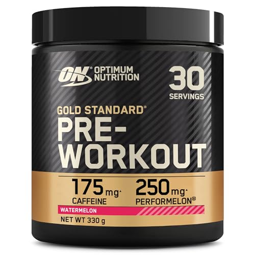 Optimum Nutrition ON Gold Standard Fórmula de pré-treino em pó com monohidrato de creatina