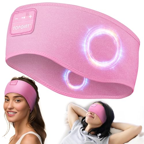 TPfocus Auriculares para dormir ASMR auriculares Bluetooth presente homem e mulher Sleep Headphones desportivos sem fios recarregável Bluetooth dormir para correr, viagens e relaxar