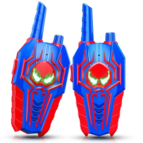 Toyokid Presentes crianças 3 4 5 6 7 8 9 10 anos, Spider Walkie Talkie brinquedos crianças 3-10 anos Walkie Talkie crianças jogos exterior crianças 3-10 anos presentes de aniversário crianças 3-10