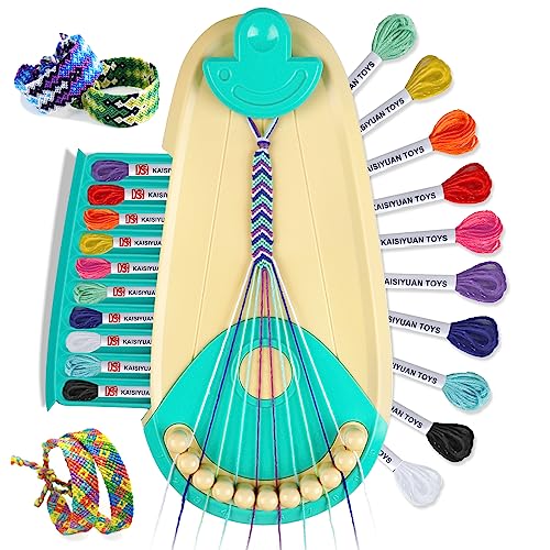 Plunack Kit para fazer pulseiras meninas, kit de artesanato para crianças bricolage 6-12 anos, conjunto de fabrico de pulseira de amizade, presentes de Natal aniversário brinquedos menina 6 7 8 9 10