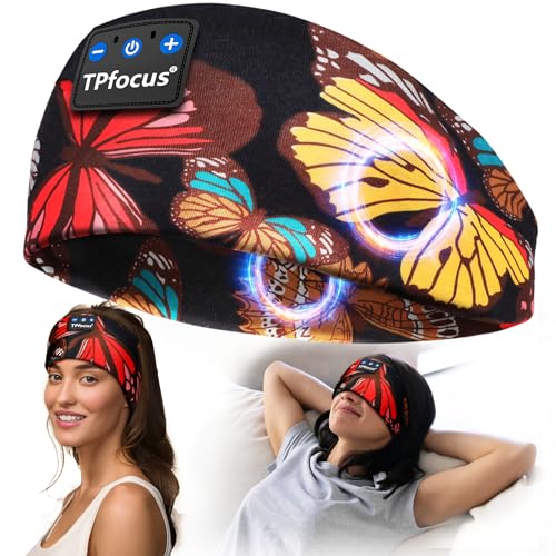 TPfocus Auriculares para dormir ASMR auriculares Bluetooth presente homem e mulher, leep headphones Sonno banda desportiva sem fios recarregável Bluetooth dormir