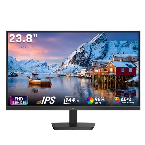 KTC Gaming Monitor, FHD@144Hz 120Hz com painel IPS, proteção contra luz azul de Hardware, 95% DCI-P3, 99% sRGB, newskill E<2, 300 CD/GZRD , 5ms MPRT, 1500:1, Flicker-Free e Adaptive Sync para T