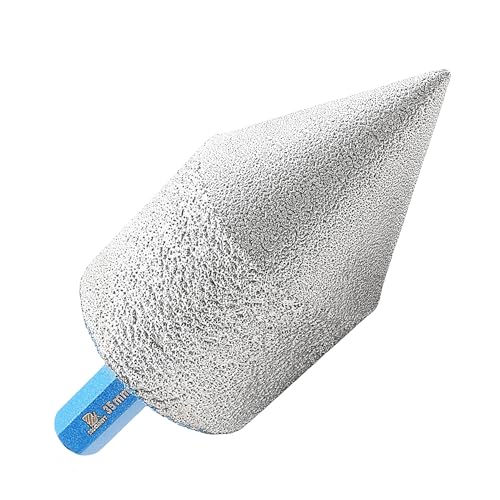Broca fresado diamante 0-35 mm - BRSCHNITT Broca de dedo diamante para aumentar os furos de brilho existentes em azulejos porcelana cerâmica mármore granito de pedra com cabo hexagonal
