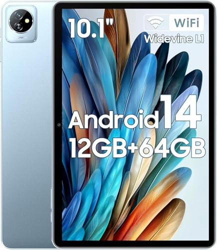 Blackview Tablet, tablet Android de 14 de 10 polegadas, Tab70Wifi 12 GB+64 GB/2TB, WiFi 6, 6580 mAh Battery, BT5.0, tipo-C, câmara dupla, Google GMS, 2,0 GHz Quad-Cor. E, IPS HD. +,3,5 mm Jack/GMS