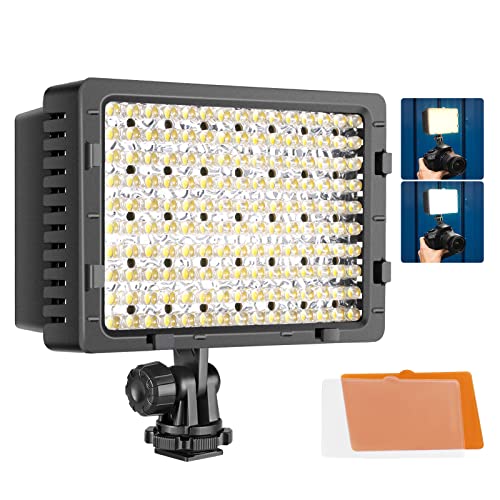 NEEWER 160 LED CN-160 painel de luz regulável ultra alta potência para câmara de vídeo e digital SLR compatível com Canon Nikon Pentax Sony Samsung Olympus etc.