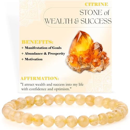 Bivei Pulseira de contas para mulheres 6 mm pedra semipreciosa natural Stretch cristal elástico jóias ioga presentes