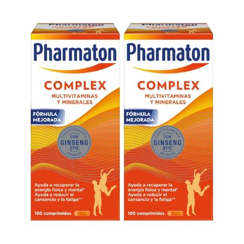 Pharmaton Complex Multivitamínico com gininseng G115-200 comprimidos - energia física e mental - vitaminas para o cansaço