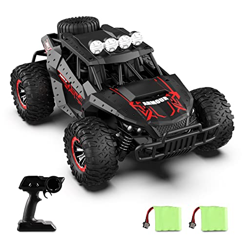 1: 16 carro de controlo remoto, 20 km/h camião de carro remoto de 2,4 GHz, carro de controlo remoto super ótimo com 2 baterias recarregáveis, 70 minutos de jogo, perfeito presente para crianças
