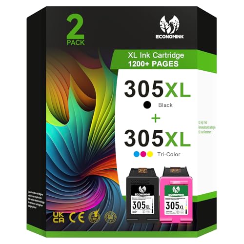 Tinta 305 XL compatível com tinta HP 305, cartucho 305XL preto e cor compatível com HP cartuchos tinta impressora 305 DeskJet 2700 2710 2720e Plus 4100 4130e Envy 6000 28DD 6020e 6032 Pro 6420 6432