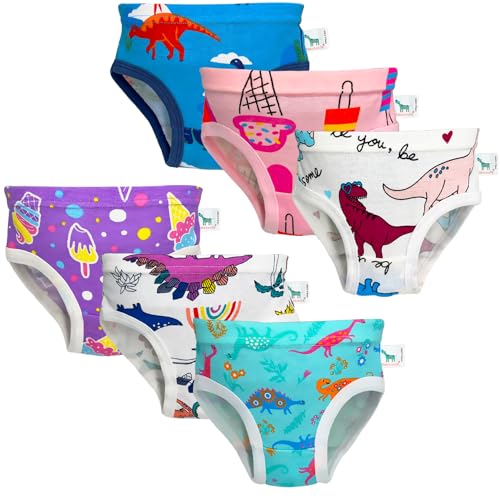 zebricolo Cuecas para menina, 2024, cuecas para menina, 100% algodão, menina Culotte, 1-18 anos, cuecas para menina de 12 anos, cuecas de menina de 14 anos (6& 10 peças)