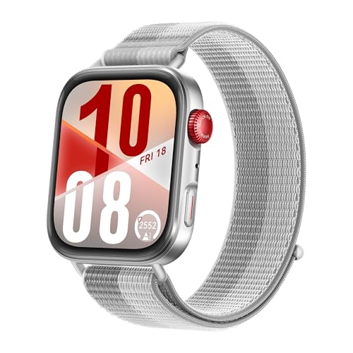 HUAWEI Watch FIT 4 Smartwatch, brilho máximo de 2.000 nits, pagamento por NFC, barómetro, dual Band GPS, carregamento sem fios, ultrafino, monitor de atividade física