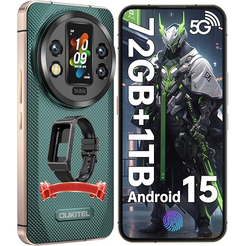 OUKITEL WP200 PRO Mobile resistente 5G Android 15 telemóvel inquebrável telemóveis inquebrável 24 (Para 72)GB+1TB 6,7" FHD+ telemóvel todo-o-terreno câmara 108 MP + 32 MP 8800 mAh Dual SIM/NFC/GPS/GPS