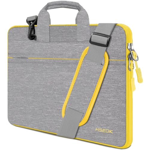 HSEOK 13 14 15 16 17 polegadas portátil malas de ombro, mala com alça, impermeável bolsas de proteção para portáteis