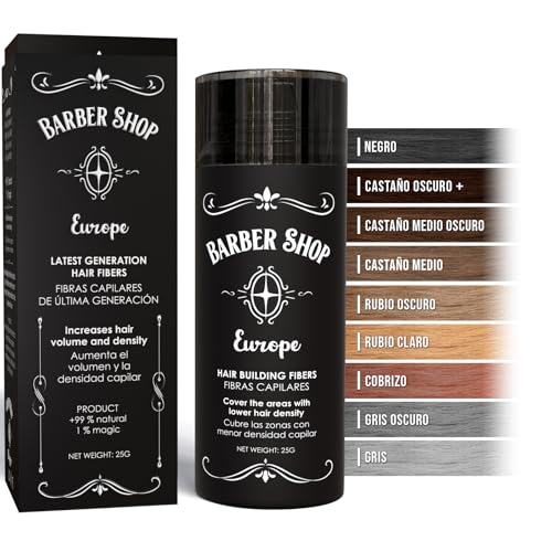 Fibras Capilares - Fibra de empilhar homem e mulher - Hair Fibers - Microfibras capilares - Enchimento empilhar instantâneo para desenhar calvície - volume cabelo