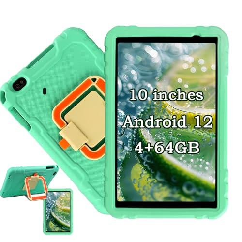 Tablet de 11 polegadas, Android 12,4 GB de Ram + 64 GB de ROM (tf512 GB), 5 MP 13 mp + 2 mp Bluetooth 5.0.5 g 2,4 G WiFi, teclado rato capa protetora, verde