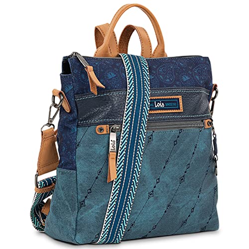 Lois - Mala mochila feminina casual - malas mochila para mulher. Mochila mala mulher da marca Lois. Mochila casual mulher -