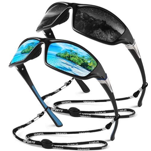 Sunier Óculos de sol homem mulher polarizados desportivos óculos de sol condução pesca ciclismo proteção 100% UV400