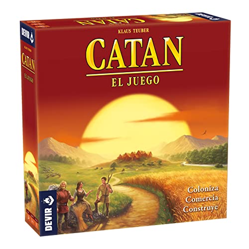Devir Jogo Catan: coloniza a ilha de Catan com astúcia e estratégia.