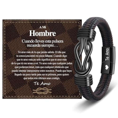 CheersLife Presentes originais para homem, presentes para homem, pulseira homem, presentes dia dos namorados homem, presente de aniversário homem presente de aniversário homem, presentes