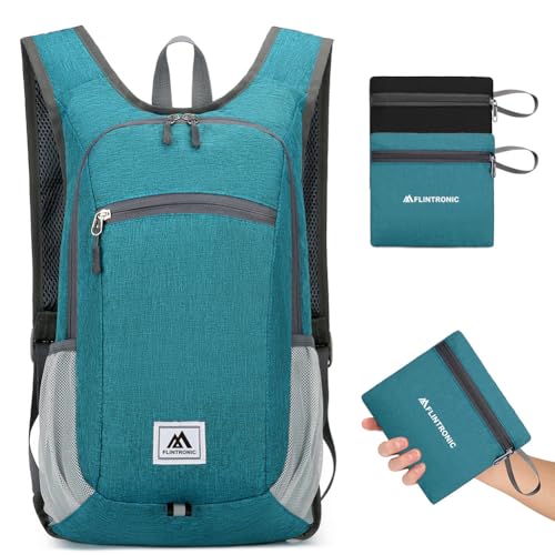 flintronic 16 L Mochila dobrável ultra-leve, mochila de viagem, mochilas de caminhada, mochilas de caminhada pequena, impermeável, para homem e mulher, para caminhadas caminhar acampar