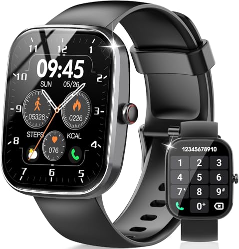 Csasan Relógio inteligente homem mulher, 1,91" Smartwatch com chamadas Bluetooth, 113 modos desportivos Smart Watch com podómetro/pulsómetro/monitor de sono, IP68 pulseira atividade Android iOS