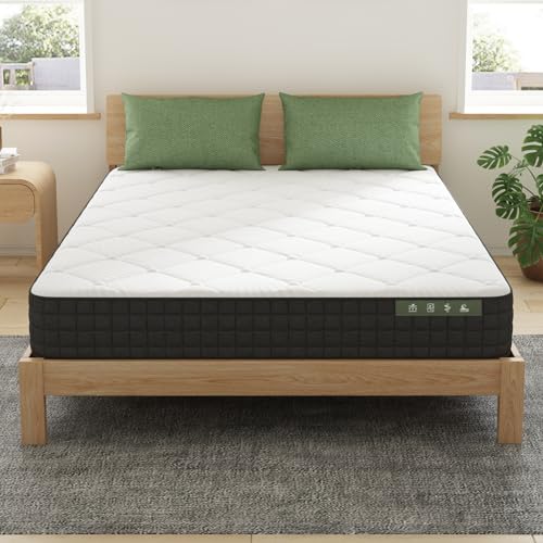 Avenco Colchões 90 x 190, colchão de espuma de 7 zonas, reversível, verão/inverno, capa de colchão removível e lavável, respirável, altura 20 cm