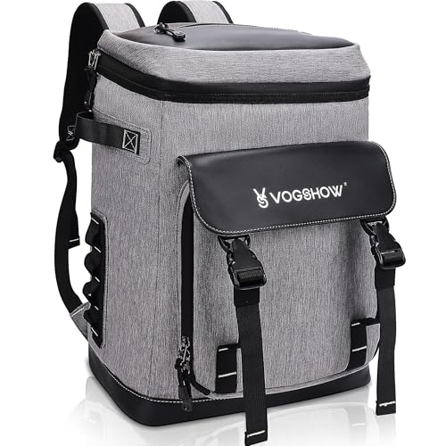 VOGSHOW Mochila para frigorífico, mochila térmica de piquenique isolada, mochila de refrigeração, bolsa térmica multiusos para acampar, família ao ar livre, BBQ, compras, viagens, pesca e praia
