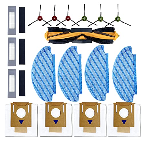 Kit de acessórios de substituição aspirador para Ecovacs Deebot N8/ N8 Pro/ N8 Pro+/ OZMO T8/ T8 AIVI/ T8 AIVI+/ T9/ T9+ robot aspirador
