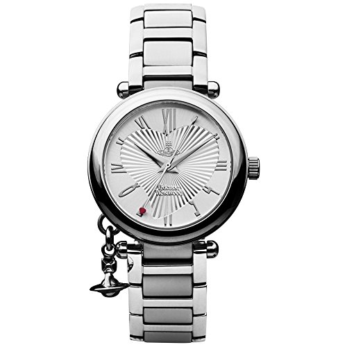 Vivienne Westwood Orb VV006SLBR - Relógio analógico para mulher em aço inoxidável, resistente à água