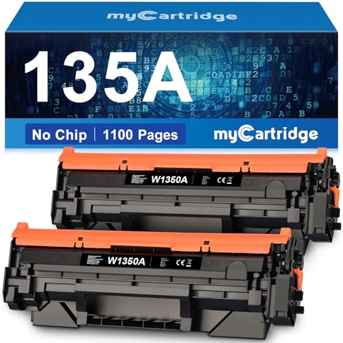 myCartridge 135A Tonificador compatível para HP Laserjet m234sdwe Tonificador de substituição para HP Laserjet MFP m234sdw m234dwe m234sdn m209dwe para W1350A Tonificador (sem chip, 2 preto)