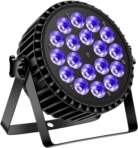 U`King 200 W LED par luzes de palco RGBW luzes discoteca luzes de controlo de som alto brilho multi mudança de cor karaokê/casamento/disco/palco/festa/clube/bar iluminação (1 unidade)