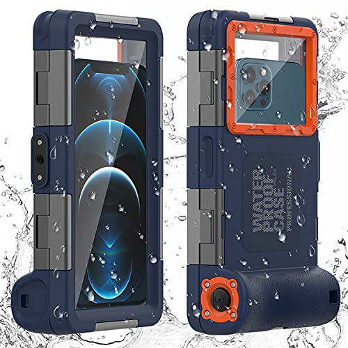 AICase Capa de fotografia subaquática universal impermeável atualizada para iPhone 14 Pro Max/14 Pro/14 Plus/14/13/12/XR/8/7/6[50ft/15m], capa de mergulho para Galaxy S23/23 Ultra/S22/21/P