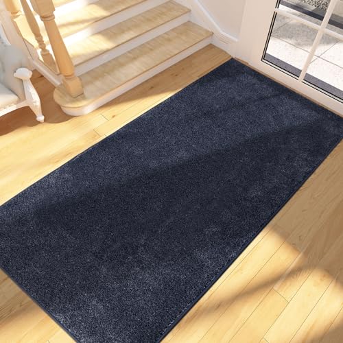 FCSDETAIL Capuz de entrada para casa longa 80 x 178 cm, tapete antiderrapante e lavável na máquina, tapete absorvente para cão, entrada, porta, corredor, cozinha