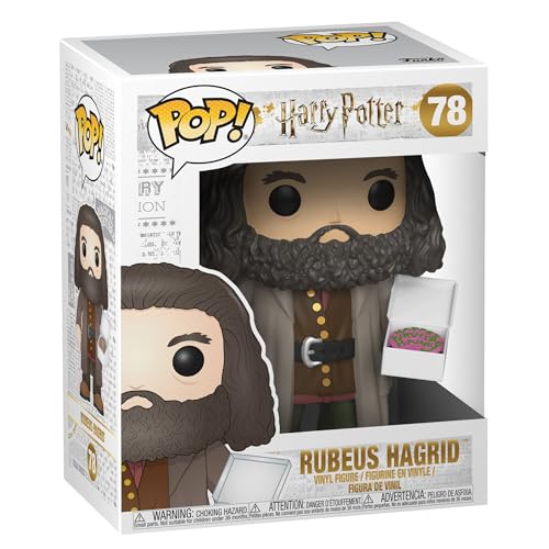 Funko Pop! HP: - 6" Rubeus Hagrid with Cake - Harry Potter - Figura de vinil colecionável - ideia de presente- Mercadoria oficial - Brinquedos para crianças e adultos - Fãs de Filme