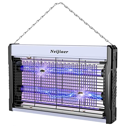 Neijiaer Candeeiro anti-mosquitos montado na parede por USB de 3200 V, repelente mosquitos captura moscas lâmpada UV anti-mosquitos para interior e exterior, anti-insetos voadores