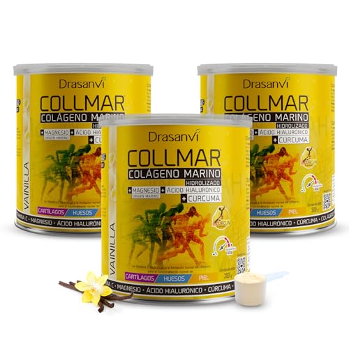 AMAZON PACK COLLMAR MAGNÉSIO CURCUMA VAINILLA 300 G 3UD DRASANVI