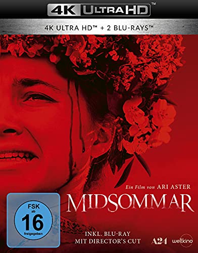 Midsommar - Das Böse wird ans Licht kommen (+ 4k Ultra-HD + Blu-Ray 2D Kinofassung + 4k Ultra-HD + Blu-Ray 2D Director's Cut) [Alemania] [4k Ultra-HD + Blu-Ray]