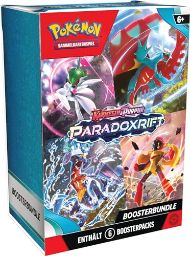 Pokémon Sammelkartenspiel Boosterbundle Carmesine & Purple Paradoxo Rift, multicolorido (187-45745)