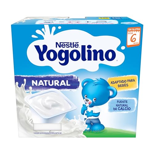 Yogolino natural a partir de 6 meses, 4 x 100 g